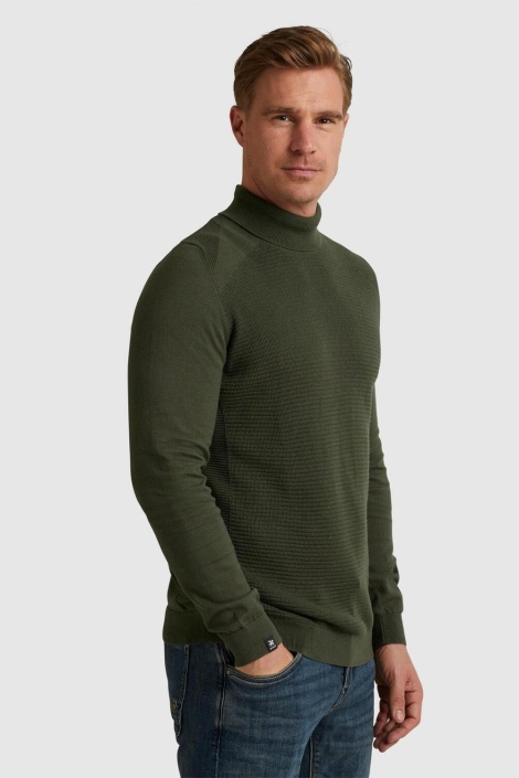 Vanguard roll neck pima cotton